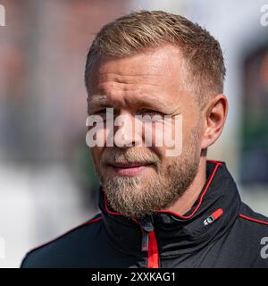 Zandvoort, Netherlands. 25th August 2024; Circuit Zandvoort, Zandvoort, North Holland, Netherlands; Formula 1 Heineken Dutch Grand Prix 2024; Race Day; Kevin Magnussen (DEN) Credit: Action Plus Sports Images/Alamy Live News Stock Photo