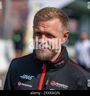 Zandvoort, Netherlands. 25th August 2024; Circuit Zandvoort, Zandvoort, North Holland, Netherlands; Formula 1 Heineken Dutch Grand Prix 2024; Race Day; Kevin Magnussen (DEN) Credit: Action Plus Sports Images/Alamy Live News Stock Photo