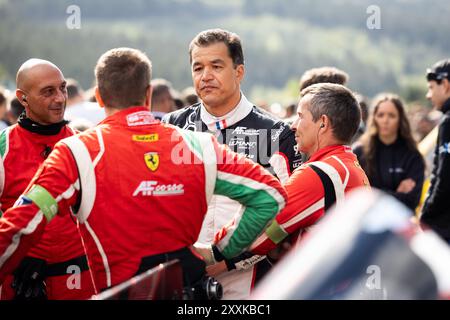 Stavelot, Belgique. 25th Aug, 2024. PERRODO François (fra), Oreca 07 - Gibson, portrait during the 4 Hours of Imola 2024, 4th round of the 2024 European Le Mans Series on the Circuit de Spa-Francorchamps from August 23 to 25, 2024 in Stavelot, Belgium - Photo André Ferreira/DPPI Credit: DPPI Media/Alamy Live News Stock Photo