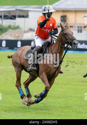 Gstaad Switzerland 08 25 2024 Juan CORREA of Team Hublot DE during Hublot Polo Gold Cup Gstaad. Patrick Dancel Alamy Live News Stock Photo Alamy