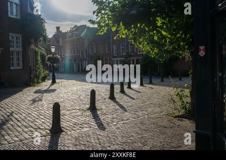 Leiden in the Dutch province of South Holland. Stock Photo