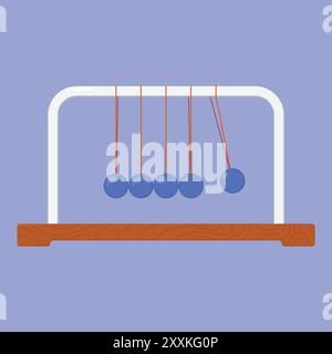 pendulum vector icon. pendulum illustration icon. pendulum physics vector. physics pendulum icon Stock Vector