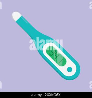 thermometer vector icon. digital thermometer vector. thermometer temperature device Stock Vector