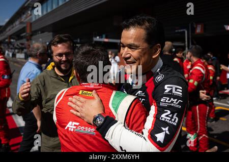 PERRODO Francois (fra), Oreca 07 - Gibson, portrait during the 4 Hours of Imola 2024, 4th round of the 2024 European Le Mans Series on the Circuit de Spa-Francorchamps from August 23 to 25, 2024 in Stavelot, Belgium Stock Photo