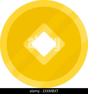 Gold coin. Gold coin icon. Stock Vector