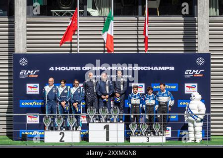 Francorchamps, Belgium, 25 August 2024, - Photo Kristof Vermeulen - Credit Kristof Vermeulen/Alamy Live News Stock Photo