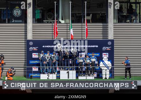 Francorchamps, Belgium, 25 August 2024, - Photo Kristof Vermeulen - Credit Kristof Vermeulen/Alamy Live News Stock Photo