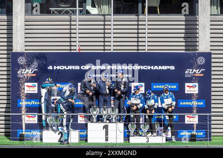 Francorchamps, Belgium, 25 August 2024, - Photo Kristof Vermeulen - Credit Kristof Vermeulen/Alamy Live News Stock Photo