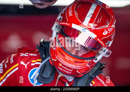 Zandvoort, Netherlands. 25th August 2024; Circuit Zandvoort, Zandvoort, North Holland, Netherlands; Formula 1 Heineken Dutch Grand Prix 2024; Race Day; Charles Leclerc (MON) Credit: Action Plus Sports Images/Alamy Live News Stock Photo