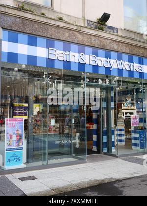 Bath and Body Works store in Cardiff city centre. Cardiff, Wales, UK Stock Photo