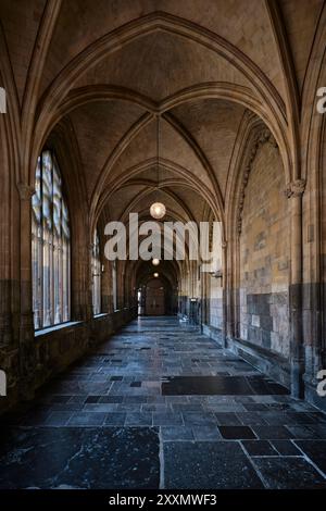 Maastricht, Netherlands - April 13, 2024: Interior of Basilica of St. Servatius. Oldest Roman catholic church the Netherlands Stock Photo