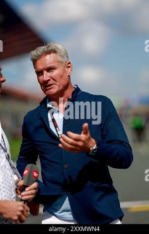 Zandvoort, Pays Bas. 25th Aug, 2024. David Coulthard, portrait during the Formula 1 Heineken Dutch Grand Prix 2024, 15th round of the 2024 Formula One World Championship from August 23 to 25, 2024 on the Circuit Zandvoort, in Zandvoort, Netherlands - Photo DPPI Credit: DPPI Media/Alamy Live News Stock Photo