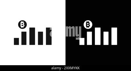 Bitcoin Evolution icon vector logo set collection or bundle pack group Stock Vector
