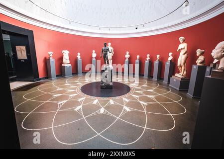 Classical Roman sculpture at the Ny Carlsberg Glyptotek in Copenhagen, Denmark Stock Photo