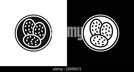 shaobing icon vector logo set collection or bundle pack group Stock Vector