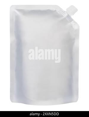 Sliver Stand-Up Pouch with Cap Stock Photo