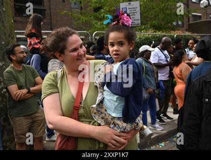 LONDON, UK. 25th Aug, 2024. Notting Hill Carnival 2024 - Children's Day Parade, London, UK. ( Credit: See Li/Picture Capital/Alamy Live News Stock Photo