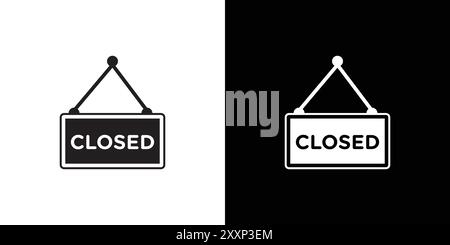 hanging frame line icon, outline symbol, vector illustration, concept ...