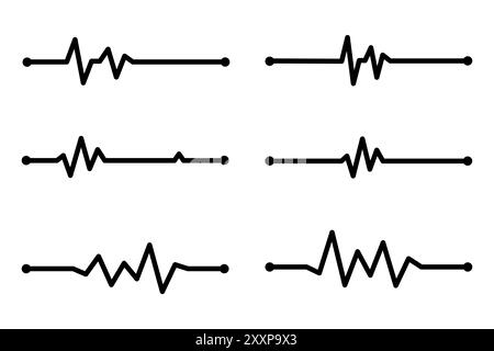 Heartbeat icon on pack. Vector illustration. Stock Vector