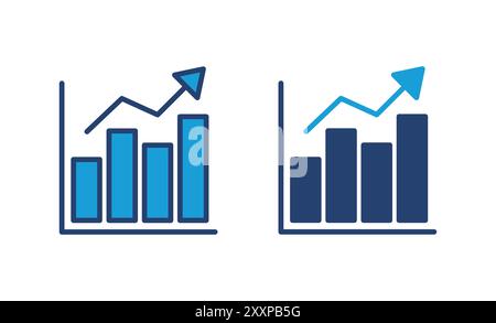 Growing graph Icon. Chart icon. diagram icon Stock Vector Image & Art ...