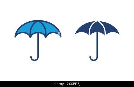 Umbrella icon vector. umbrella sign icon Stock Vector