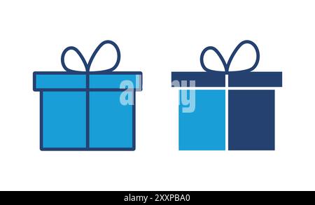 Gift icon vector. gift vector icon. birthday gift Stock Vector