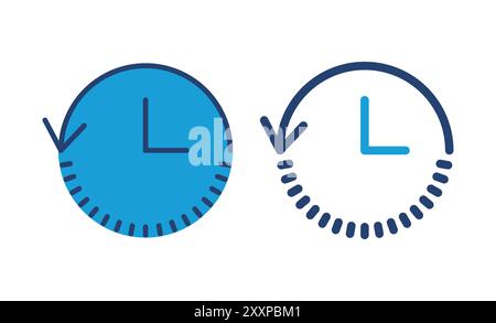 History icon vector. recent event history Stock Vector