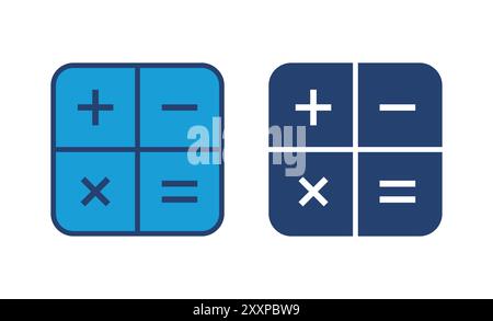 Calculator icon vector. Accounting calculator icon. calculator vector Stock Vector