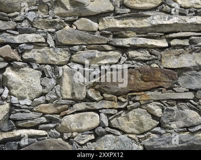 Natural stone wall Stock Photo