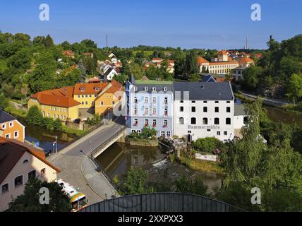 Bautzen Hammermuehle in der Oberlausitz, Hammer mill in Bautzen, Saxony, Germany, Upper Lusatia in Germany, Europe Stock Photo