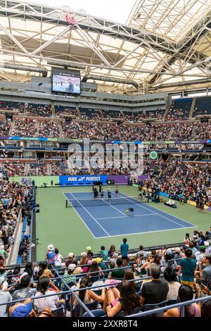 Flushing NY, USA. 24th Aug, 2024. US Open 2024 Arthur Ashe Kids’ Day Stock Photo