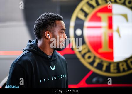 Rotterdam - Quinten Timber of Feyenoord during the third match of the Eredivisie season 2024/2025. The match is set between Sparta Rotterdam and Feyen Stock Photo