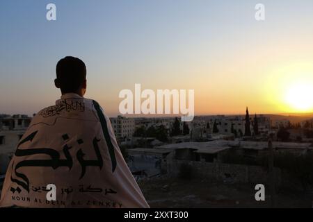 Fighters of the Nour al-Din al-Zenki Movement on the frontline in the ...