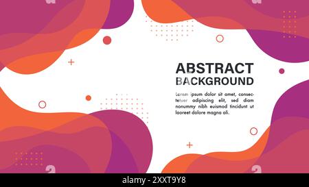 Abstract design free form background colors. Vector illustration Stock Vector