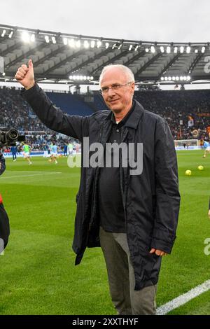 Roma, Italia. 19th Mar, 2023. Foto Fabrizio Corradetti/LaPresse 19 Marzo 2023 Roma, Italia - SS Lazio vs AS Roma- Campionato italiano di calcio Serie A TIM 2022/2023 - Stadio Olimpico. Nella foto: Sven Goran Eriksson March 19, 2023 Rome, Italy - SS Lazio vs AS Roma - Italian Serie A Football Championship 2022/2023 - Olympic Stadium. In the photo: Sven Goran Eriksson Credit: LaPresse/Alamy Live News Stock Photo