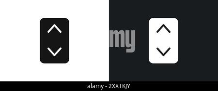 flip icon linear vector graphics sign or symbol set for web app ui Stock Vector