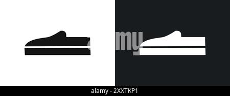 Espadrille icon linear vector graphics sign or symbol set for web app ui Stock Vector