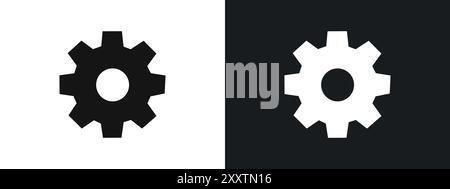 Setup icon linear vector graphics sign or symbol set for web app ui Stock Vector