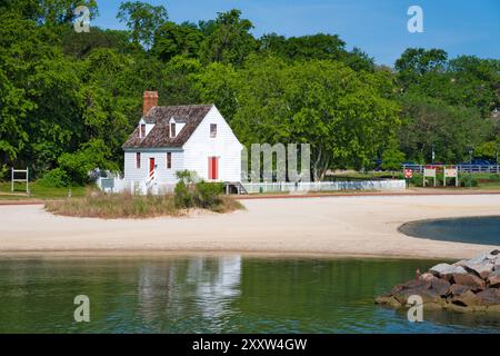 An Archer House at Yorktown, Virginia, USA. Stock Photo