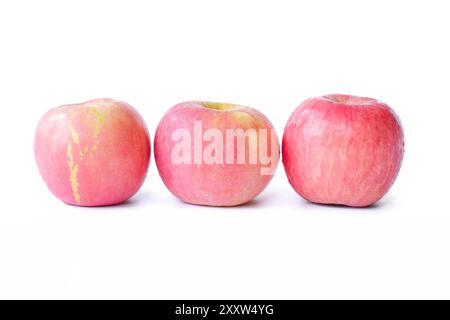 Apple close up on white background. Stock Photo