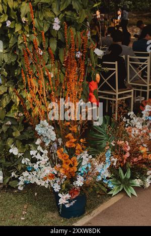 beautiful flower arrangement for wedding Stock Photo