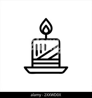A simple vector icon of an envelope, ideal for representing communication, correspondence, and mail themes. Stock Vector