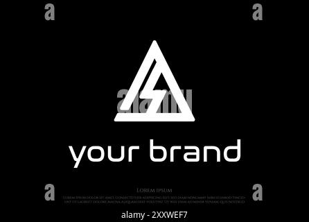 Initial Letter A AS SA Arrow Arrowhead Archer Archery Outdoor Apparel Gear Hunter Logo Design Vector Stock Vector