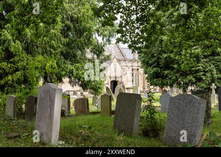 St Nicholas Church, Bathampton near Bath, Somerset, England, UK Stock Photo