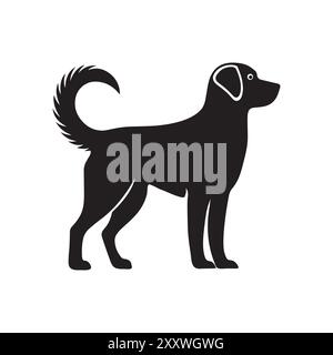 There is a vicious dog Stock Vector
