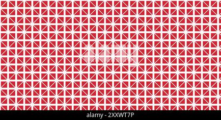 Colorful seamless repeat pattern with abstract minimalist geometric style. Stock Vector