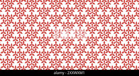 Seamless abstract pattern with stars on white background Stock Vector