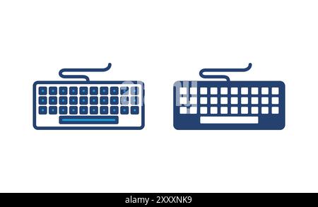 Keyboard icon vector. keyboard vector symbol Stock Vector