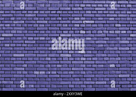 Blue izis colored brick wall background Stock Photo