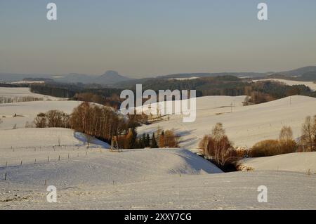 View from Lichtenhain to Saxon Switzerland.view from Lichtenhain to Saxon switzerland Stock Photo